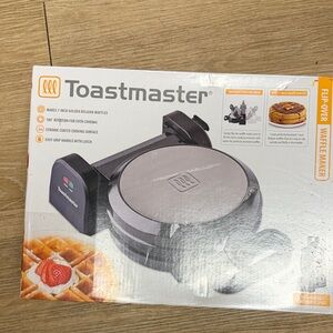 Toastmaster Flip-Over Waffle Maker in Stainless Steel/Black